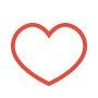 comfort cancer kickers value heart icon