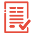 Cancer Kickers Red Paper with Checkmark Icon